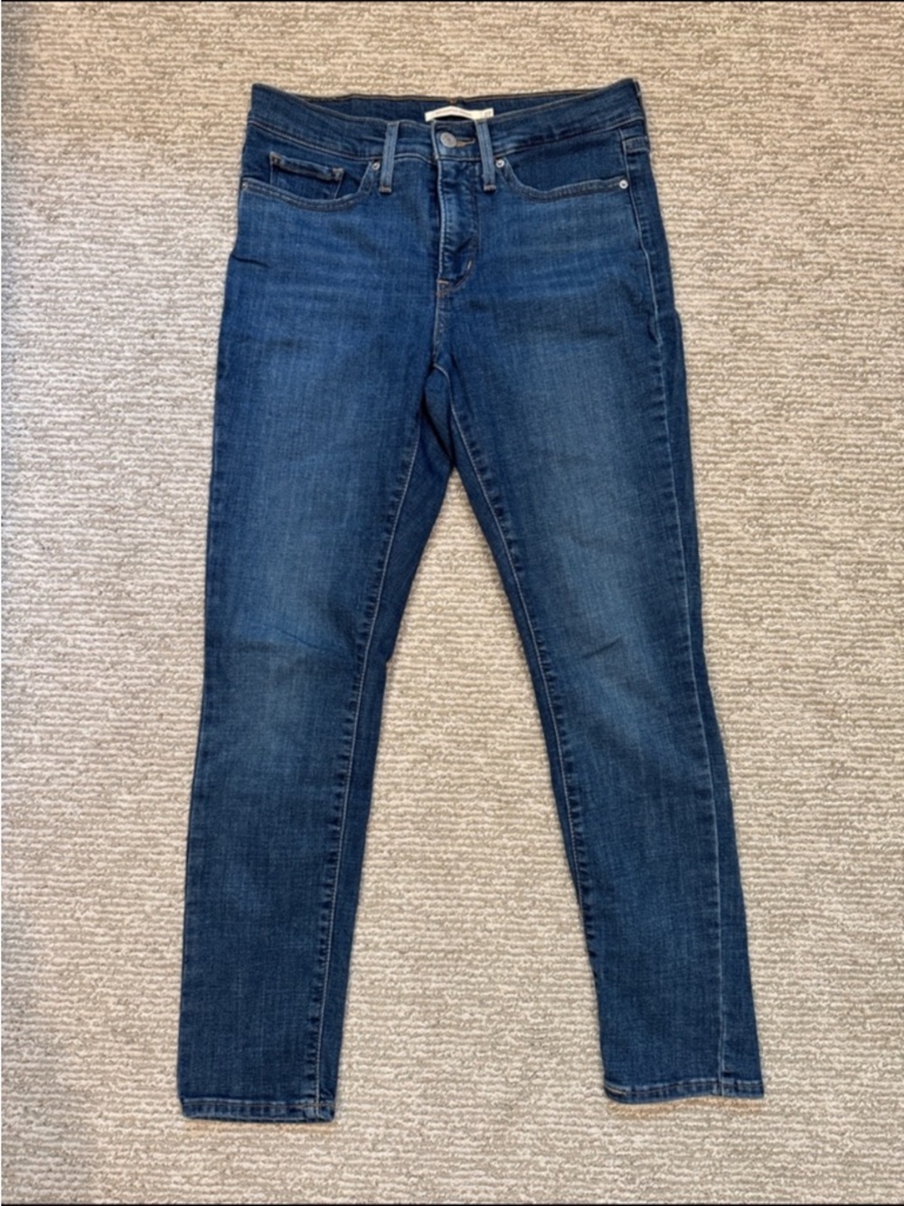 Levi's Dark Blue 311 Shaping Skinny Jeans Denim Pants Slim Fit Classic Blue 27
